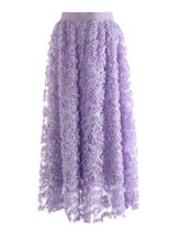 HEYFANCYSTYLE Women's Luxe Pull-On Skirt - Elegant Midi Style